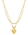 Jean Claude Cz Pendant Necklace In Gold
