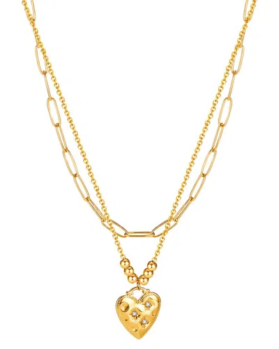 JEAN CLAUDE JEAN CLAUDE CZ PENDANT NECKLACE