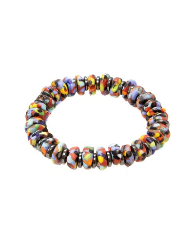 Jean Claude Beaded Krobo Stretch Bracelet