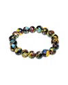 Jean Claude Beaded Malifiori Stretch Bracelet