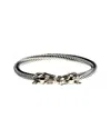 Jean Claude Dell Arte Stainless Steel Dragon Bracelet