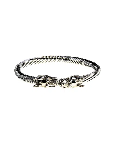 Jean Claude Dell Arte Stainless Steel Dragon Bracelet