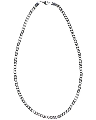 JEAN CLAUDE JEAN CLAUDE DELL ARTE STAINLESS STEEL FRANCO WEAVE NECKLACE