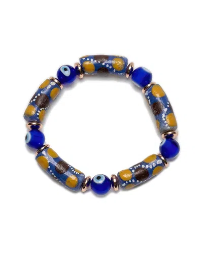 Jean Claude Jewelry Hematite Alhambra Spirit Stretch Bracelet