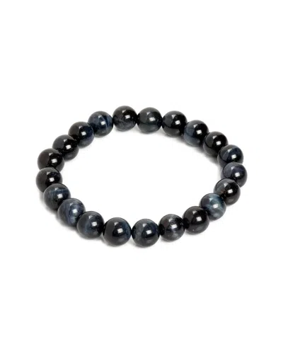 Jean Claude Jewelry Tiger Eye Bead Stretch Bracelet In Neutral
