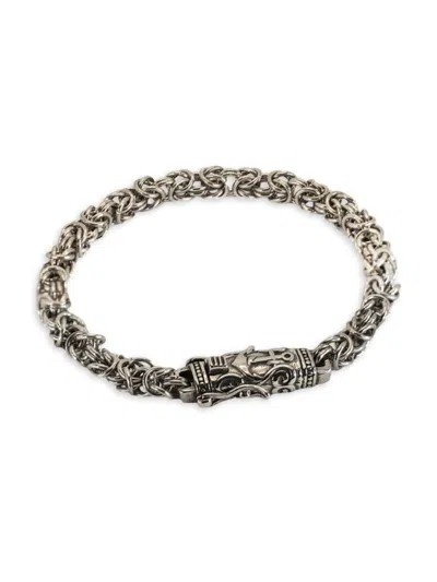Jean Claude Men's Stainless Steel Bracelet In Metallic