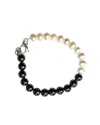 Jean Claude Silver 6-8mm Pearl Bracelet