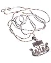 Jean Claude Silver Viking Ship Necklace