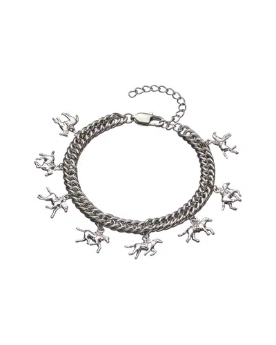 Jean Claude Stainless Steel Bracelet In Metallic