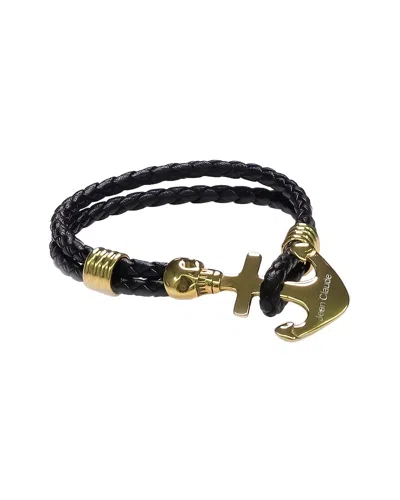 Jean Claude Stainless Steel Bracelet In Black