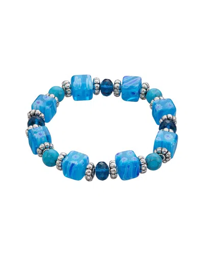 Jean Claude Stainless Steel Bracelet In Blue