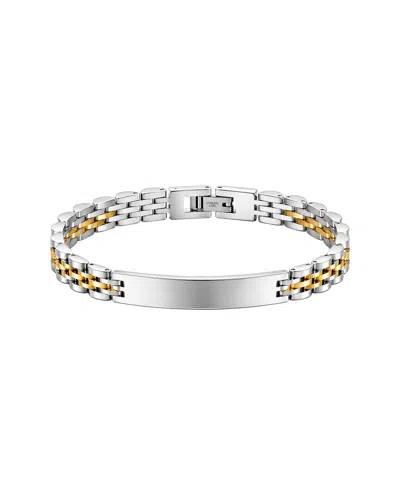 Jean Claude Stainless Steel Bracelet In Metallic