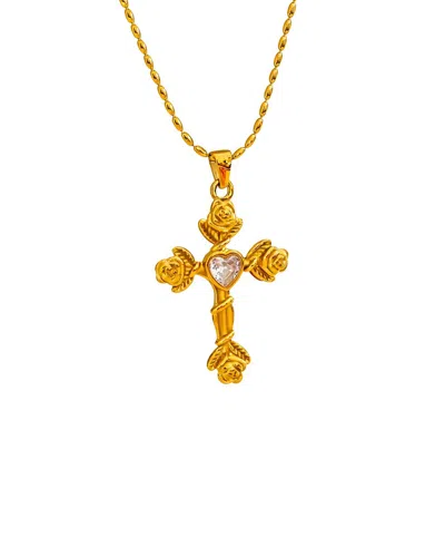 Jean Claude Stainless Steel Cz Necklace