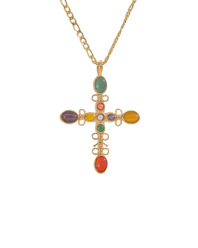 Jean Claude Stainless Steel Necklace In Gold