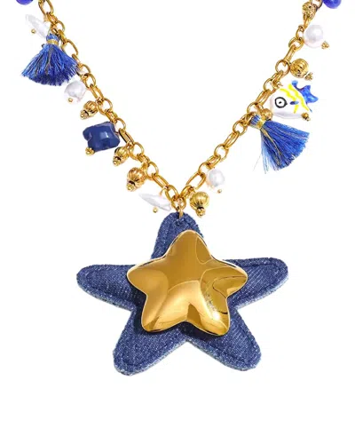 Jean Claude Stainless Steel Necklace In Gold