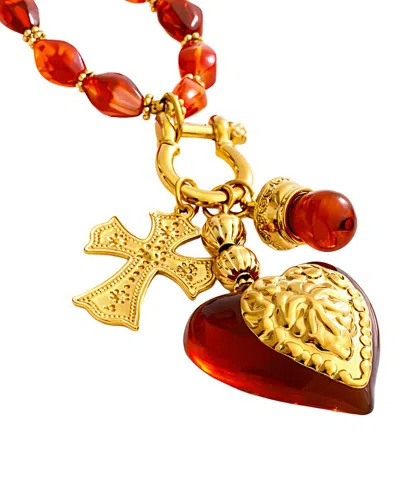 Jean Claude Stainless Steel Necklace In Gold