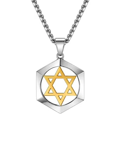 Jean Claude Stainless Steel Necklace In Metallic