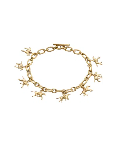 Jean Claude Stainless Steel Toggle Bracelet In Gold