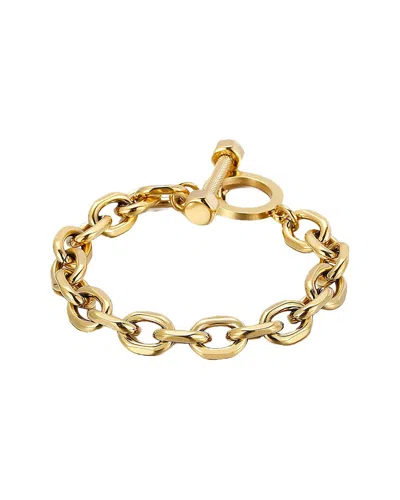 Jean Claude Stainless Steel Toggle Bracelet In Gold