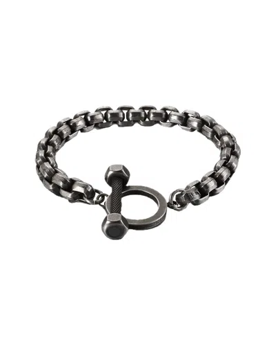 Jean Claude Stainless Steel Toggle Bracelet In Metallic