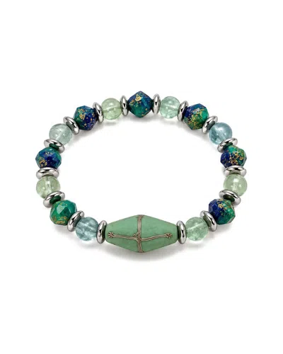 Jean Claude Stretchable Bracelet In Green