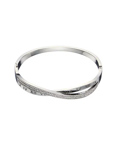 Jean Claude Year Of The Snake Collection Stainless Steel Cz Bracelet