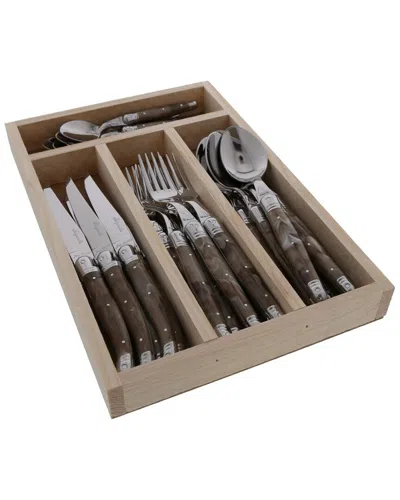 Jean Dubost 24pc Everyday Flatware Set