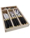 Jean Dubost 24pc Everyday Flatware Set