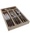 Jean Dubost 24pc Everyday Flatware Set