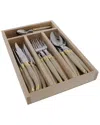 Jean Dubost 24pc Everyday Flatware Set