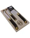 Jean Dubost 3pc Cheese Set In Multi