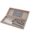 Jean Dubost 3pc Marble Cheese Set