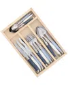 Jean Dubost Atelier Mix 24pc Flatware Set In Silver