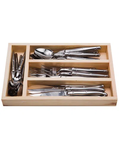 Jean Dubost Dnu  Laguiole 24pc Flatware Set