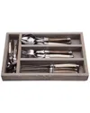 Jean Dubost Laguiole 24pc Flatware Set In Multi