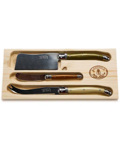 Jean Dubost Laguiole 3pc Cheese Set