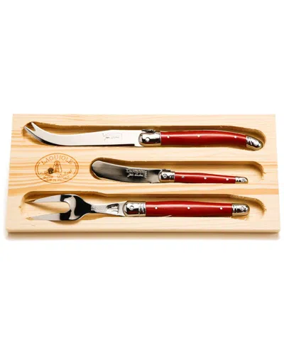 Jean Dubost Laguiole 3pc Cheese Set