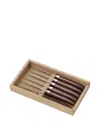 Jean Dubost Laguiole Cutlery Dark Brown Uni In Brown