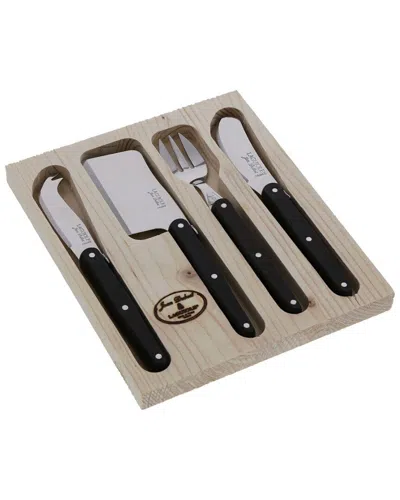 Jean Dubost Mini 4pc Cheese Set Wenge Wood