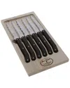 Jean Dubost 6 Knives In A Tray Wenge Wood