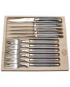 Jean Dubost Tf Dnu  Laguiole 12pc Flatware Set