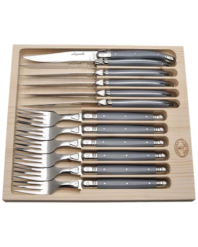 Jean Dubost Tf Dnu  Laguiole 12pc Flatware Set