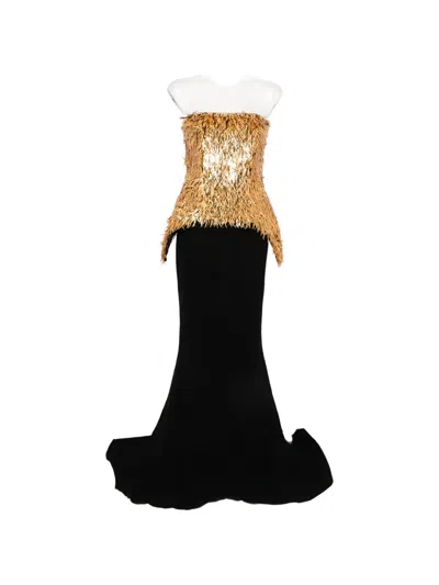 Jean Louis Sabaji Black Maxi Skirt Set