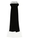 Jean Louis Sabaji Embellished Maxi Dress In Black