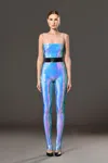 JEAN LOUIS SABAJI SLEEVELESS SEQUINED JUMPSUIT