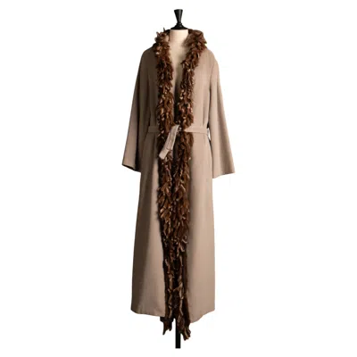 Pre-owned Jean Louis Scherrer Coat By  Circa 1985 In Black