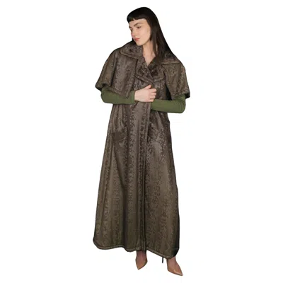 Pre-owned Jean Louis Scherrer Jean-louis Scherrer Coat Haute Couture By Jean-louis Scherrer Circa 1990 In Black