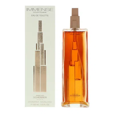 Jean Louis Scherrer Ladies Immense Edt Spray 3.38 oz Fragrances 3700222281009