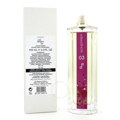 Jean Louis Scherrer Ladies Pop Delights 03 Edt Spray 3.4 oz (tester) Fragrances 5050456001460 In Amber