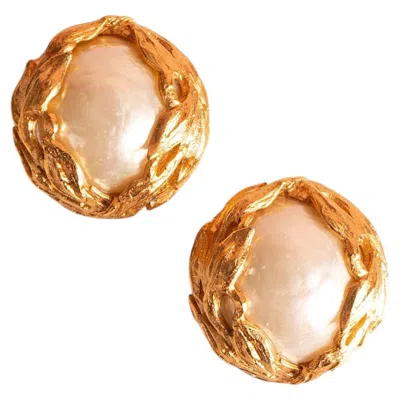 Pre-owned Jean Louis Scherrer Scherrer Earrings By Jean-louis Scherrer Circa 1990 In Multiple